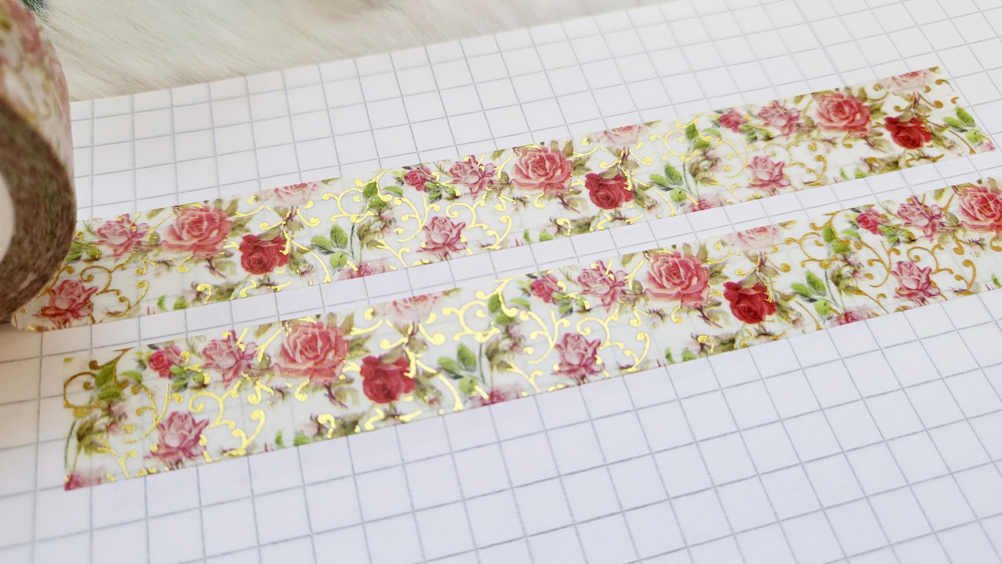 Washi Tape Roses